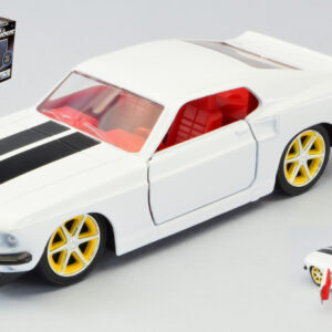 Modellino auto dei film ROMAN'S FORD MUSTANG FAST & FURIOUS WHITE 1:32