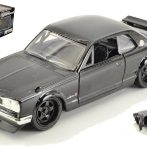 Modellino auto Jada BRIAN'S NISSAN SKYLINE 2000 GTR FAST & FURIOUS BLACK 1:32