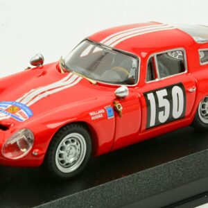 Modellino auto scala 1:43 Best ALFA ROMEO GIULIA TZ TOUR DE FRANCE 1964 racing modellismo