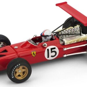 Modellino auto formula 1 F1 scala 1:43 Brumm FERRARI AMON 1969 SPAIN GP modellismo