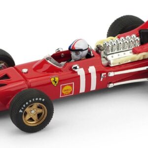 Modellino auto formula 1 F1 scala 1:43 Brumm FERRARI CHRIS AMON 1969 MONACO GP PILOTE