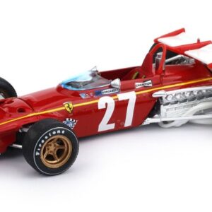 Modellino auto formula 1 F1 scala 1:43 Brumm FERRARI 312 B ICKX 1970 BELGIUM GP
