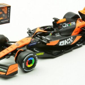 Modellino auto formula 1 F1 scala 1:43 Burago MCLAREN MCL 38 2024 PIASTRI modellismo