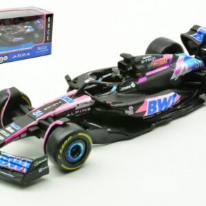 Modellino auto formula 1 F1 scala 1:43 BWT RACING ALPINE A524 2024 OCON DIECAST