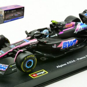 Modellino auto formula 1 F1 scala 1:43 Burago BWT RACING ALPINE A524 N.10 2024 PIERRE GASLY SIGNATURE