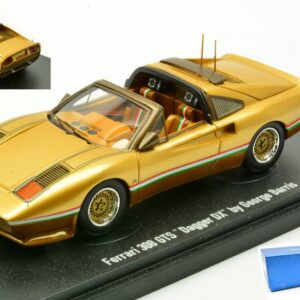 Modellino auto scala 1:43 Autocult  FERRARI 308 GTS SPIDER 1978 GOLD GEORGE BARRIS CAR