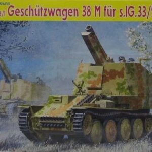 Modellino carri armati TANK model kit di montaggio Dragon  Sd.Kfz.1381 GESCHUTZWAGEN 38 M Fur s.IG.332 SMART KIT 1:35 modellismo statico