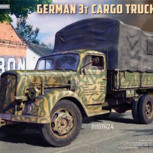 Modellino carri armati TANK model kit di montaggio Miniart  GERMAN 3t CARGO TRUCK 3,6-36S MID PROD. KIT 1:35 modellismo statico