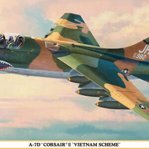 Modellino aerei da costruire model kit di montaggio Hasegawa  A-7D CORSAIR II VIETNAM KIT 1:48