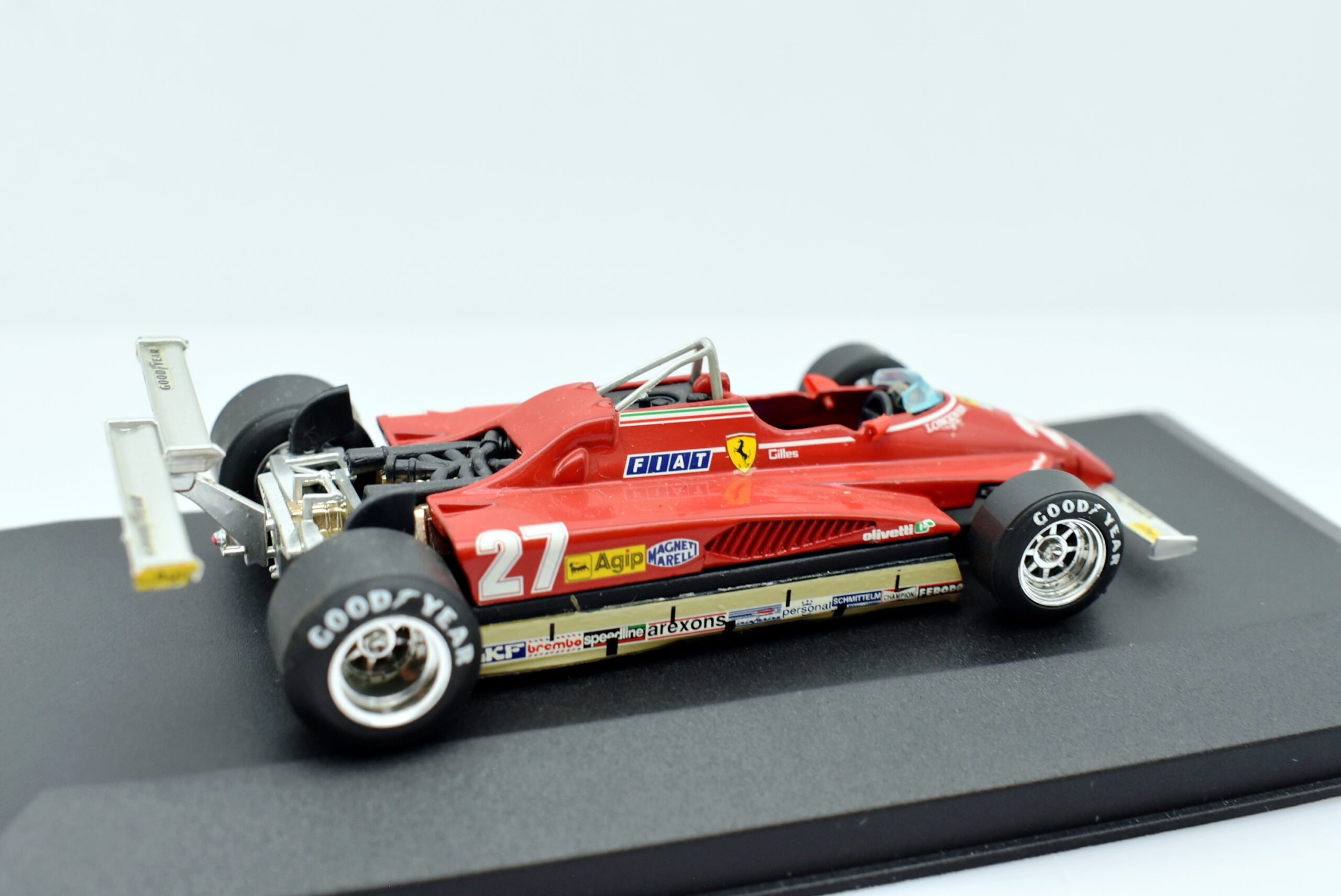 Modellino auto scala 1:43 FORMULA 1 Ferrari 126C2 Villeneuve Brumm diecast modellismo - Image 4