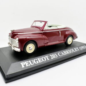 Modellino Auto Scala 1:43 Peugeot 203 Cabriolet 1953 Ixo modellismo statico
