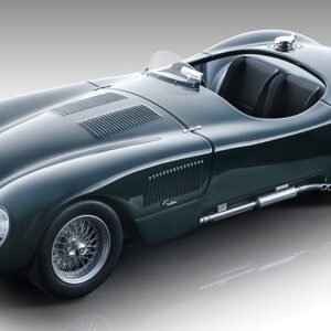 Modellino auto scala 1:18 Tecnomodel  JAGUAR C-TYPE PRESS VERSION 1953 BRITISH RACING GREEN racing modellismo