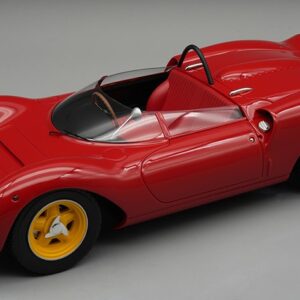 Modellino auto scala 1:18 Tecnomodel  FERRARI 206 DINO SP FACTORY 1965 PRESS VERSION RED racing modellismo