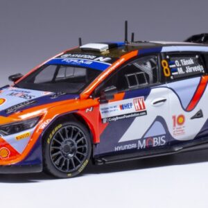 Modellino auto scala 1:43 Ixo HYUNDAI i20 N WRC RALLY CROATIA 2024 TANAK-JARVEOJA