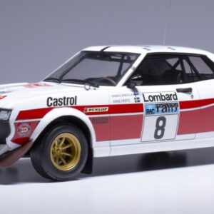 Modellino auto rally scala 1:18 Ixo Model  TOYOTA CELICA 2000 GT N.8 RAC RALLY 1977 MIKKOLA-HERTZ