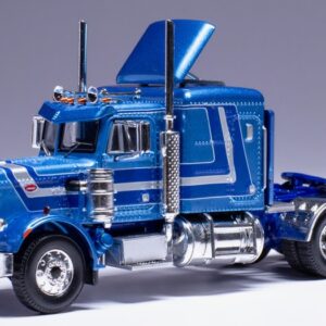 Modellino camion scala 1:64 Ixo PETERBILT 359 1973 BLUE truck lorry modellismo statico