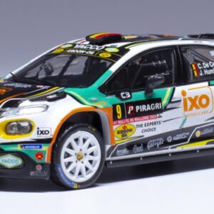 Modellino auto scala 1:43 Ixo CITROEN C3 RALLY WALLONIEN 2024 DE CECCO HUMBLET