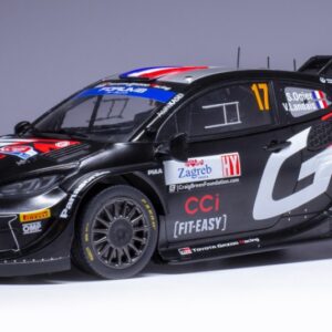 Modellino auto scala 1:18 Ixo TOYOTA YARIS WRC RALLY CROATIA 2024 OGIER LANDAIS