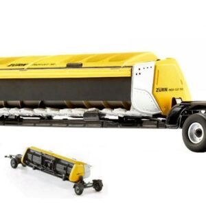Modellino trattore TESTATA PER TRINCE SEMOVENTI Zum ProfiCut 700 TRANSPORT TRAILER 1:32