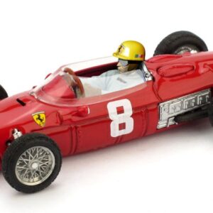 Modellino auto formula 1 F1 scala 1:43 Brumm FERRARI 156 RODRIGUEZ 1961 ITALY GP PILOTE
