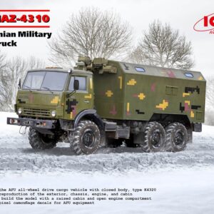 Modellino camion truck model kit ICM  KAMAZ-4310 Ukrainian Military 1:35