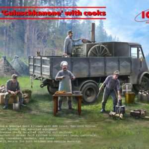 Modellino carri armati TANK model kit ICM  AHN “Gulaschkanone” with cooks KIT 1:35