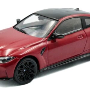 Modellino auto scala 1:43 Solido BMW 4 SERIES M4 COUPE COMPETITION G82 2023 RED diecast modellismo