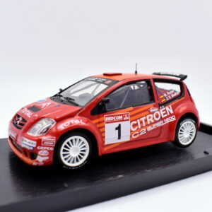 Modellino auto rally scala 1:43 Citroen C2 S 1600 diecast modellismo statico