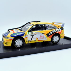 Modellino auto rally scala 1:43 Seat Cordoba WRC diecast modellismo statico
