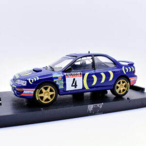 Modellino auto rally scala 1:43 Subaru Impreza 555 diecast modellismo statico