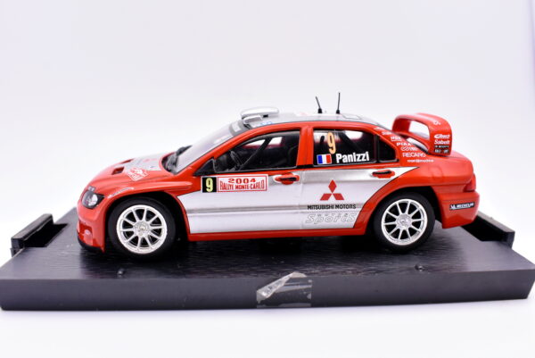 Modellino auto rally scala 1:43 Mitsubishi Lancer WRC MC diecast modellismo statico - Image 2