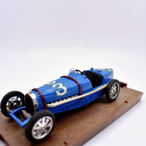 Modellino auto rally scala 1:43 Bugatti Type 59 Brumm diecast modellismo statico