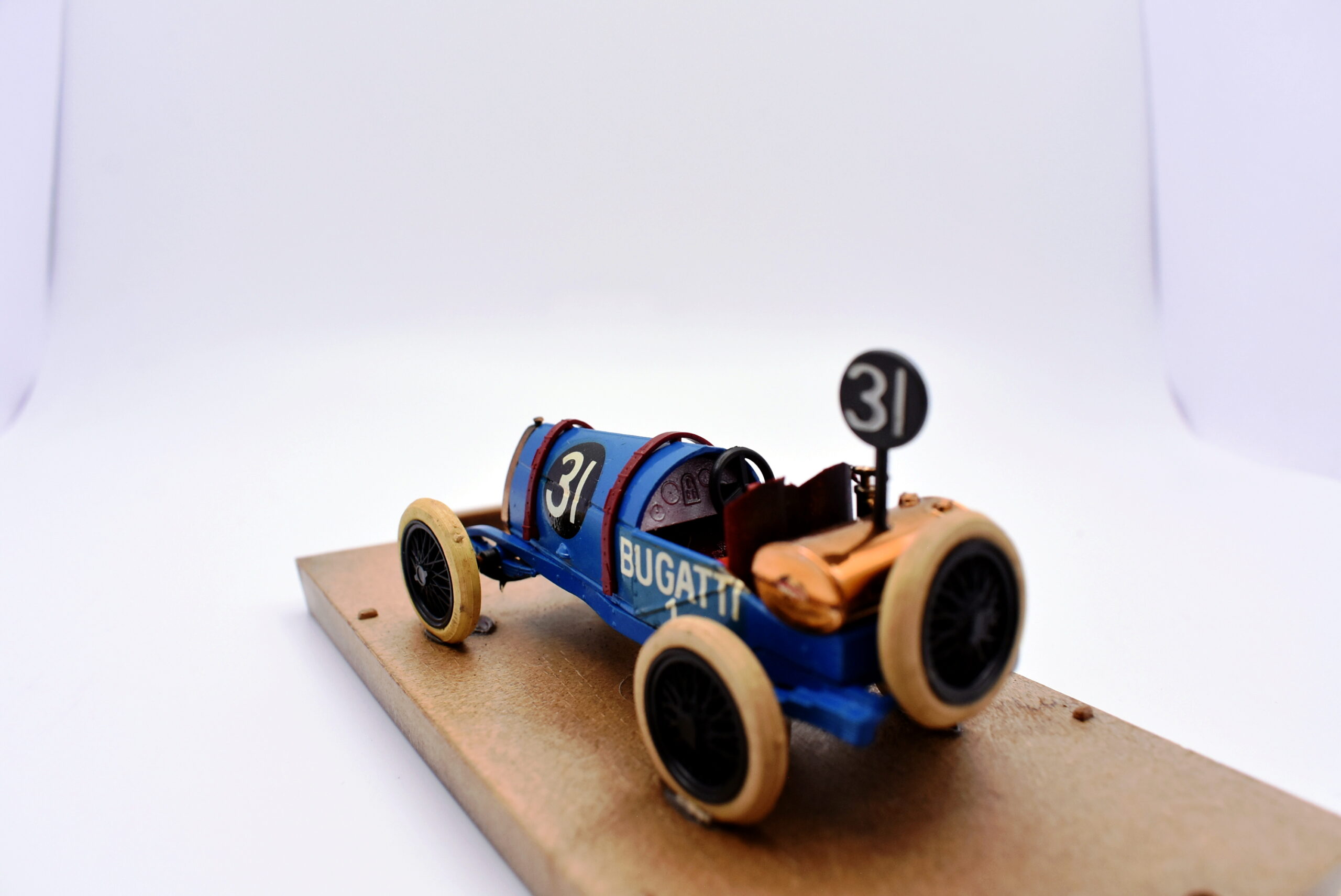 Modellino auto rally scala 1:43 Bugatti Brescia Brumm diecast modellismo statico - Image 5