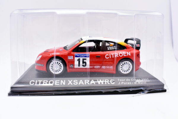 Modellino auto rally scala 1:43 Citroen Xsara WRC IXO diecast modellismo statico - Image 2