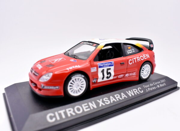 Modellino auto rally scala 1:43 Citroen Xsara WRC IXO diecast modellismo statico