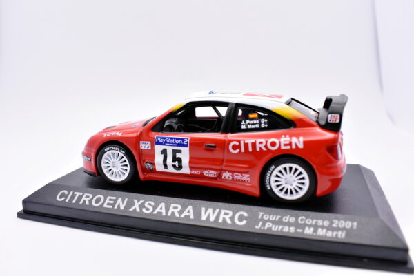 Modellino auto rally scala 1:43 Citroen Xsara WRC IXO diecast modellismo statico - Image 4