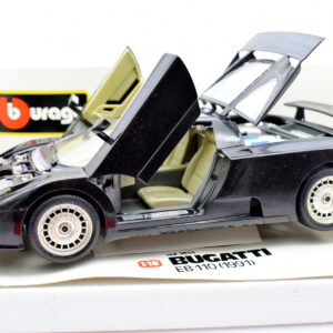 Modellino auto scala 1:18 Bugatti EB 110 Burago diecast modellismo da collezione