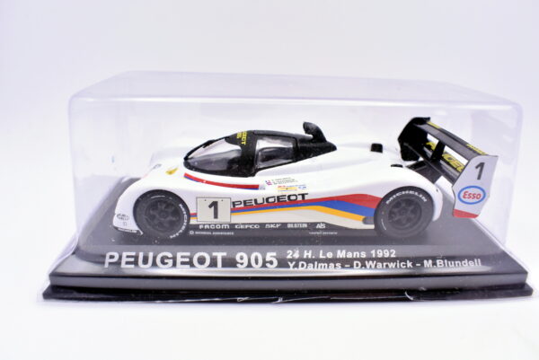 Modellino auto Peugeot 905 IXO racing collection 1:43 diecast modellismo - Image 2