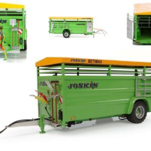 Modellino trattore RIMORCHIO TRASPORTO ANIMALI JOSKIN BETIMAX RDS G 6000 1:32