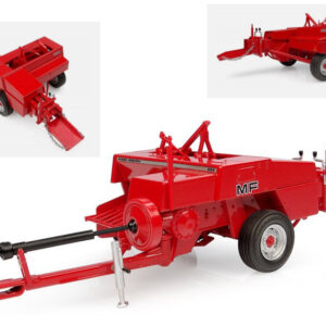 Modellino trattore PRESSAFIENO MASSEY FERGUSON 224 RECTANGULAR BALER 1:32
