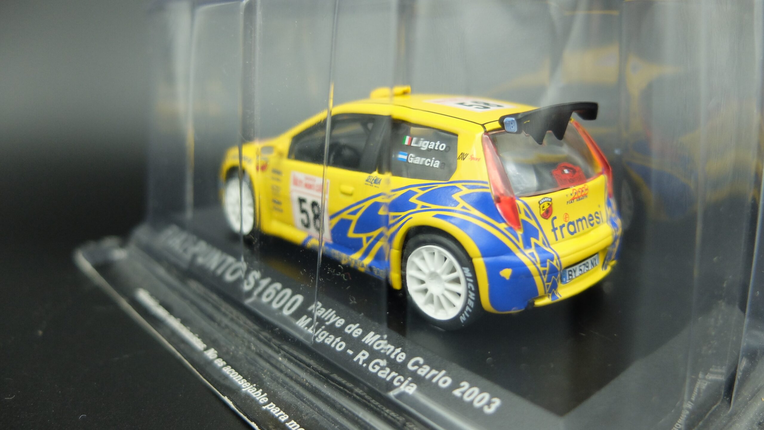 Modellino auto rally scala 1:43 Fiat Punto S1600 diecast modellismo statico - Image 4