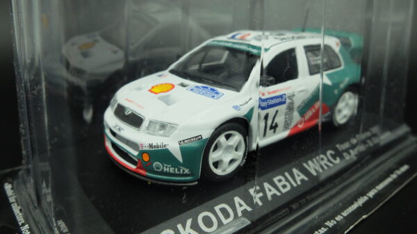 Modellino auto rally scala 1:43 Skoda Fabia WRC diecast modellismo statico - Image 3