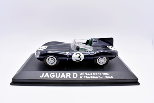 Modellino auto rally scala 1:43 Jaguar D diecast modellismo statico