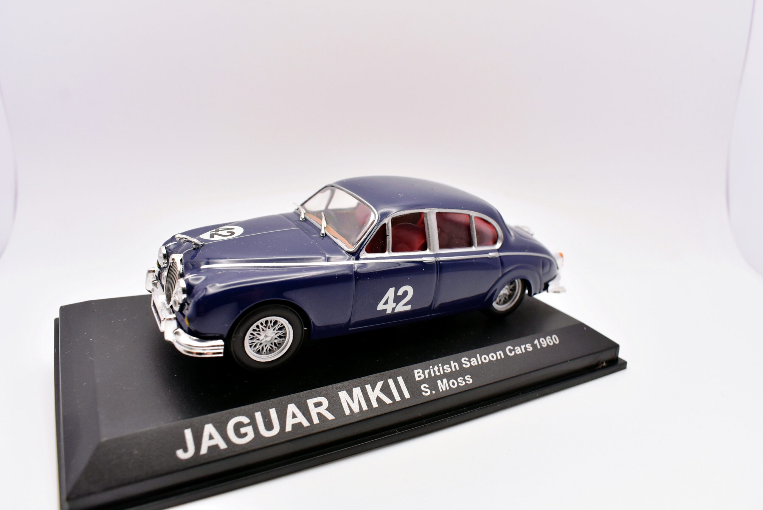 Modellino auto rally scala 1:43 Jaguar MkII diecast modellismo statico - Image 3