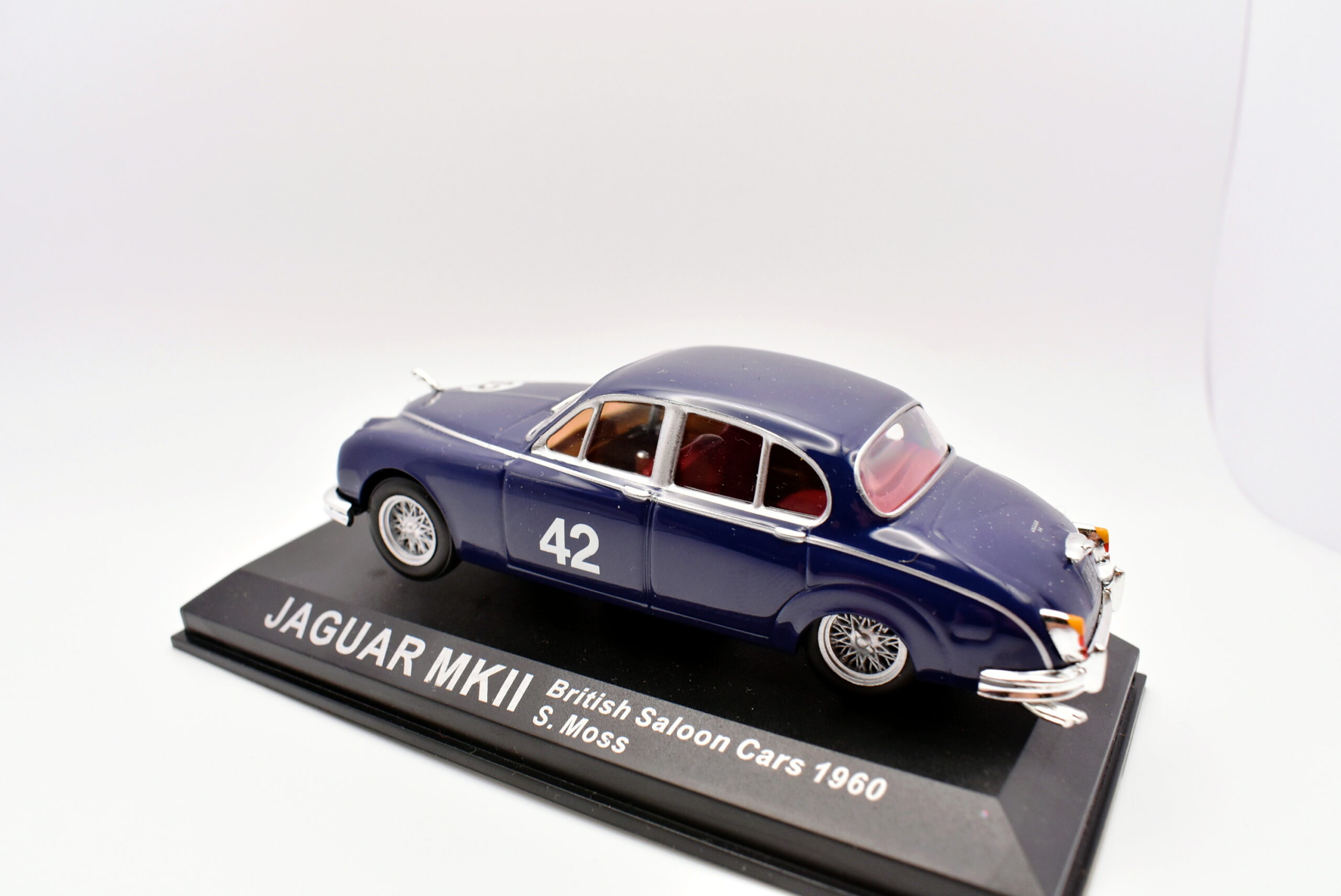 Modellino auto rally scala 1:43 Jaguar MkII diecast modellismo statico - Image 4