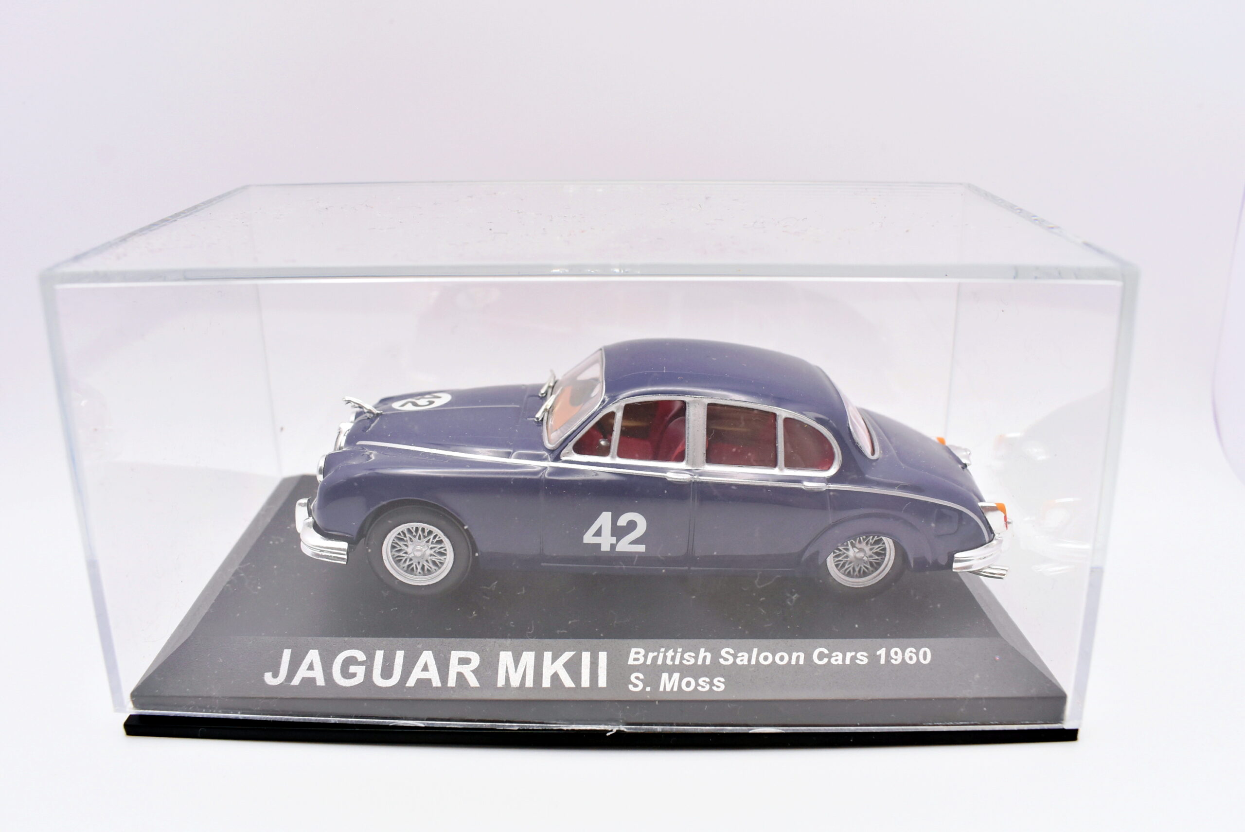 Modellino auto rally scala 1:43 Jaguar MkII diecast modellismo statico - Image 5