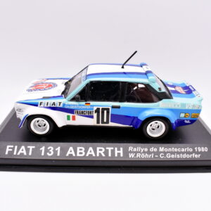 Modellino auto rally scala 1:43 Fiat 131 Abarth diecast modellismo statico