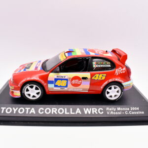 Modellino auto rally scala 1:43 Toyota Corolla WRC diecast modellismo statico