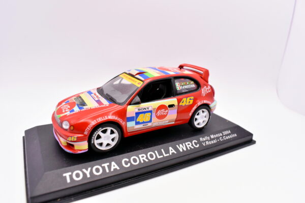 Modellino auto rally scala 1:43 Toyota Corolla WRC diecast modellismo statico - Image 3