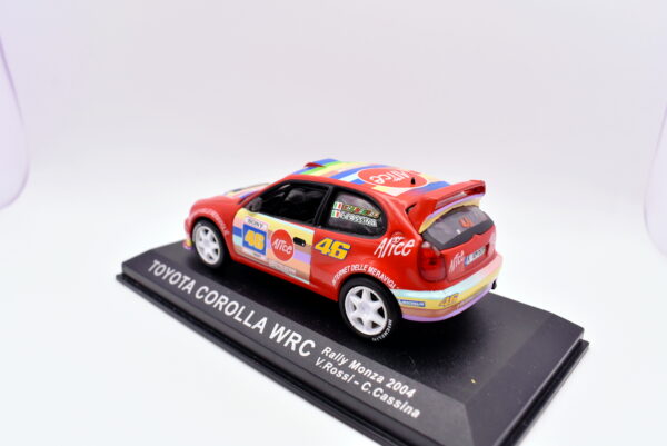 Modellino auto rally scala 1:43 Toyota Corolla WRC diecast modellismo statico - Image 4